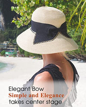 Load image into Gallery viewer, Comhats- Straw Beach Sun Hat - J and p hats
