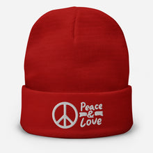 Load image into Gallery viewer, Peace Sign Beanie | j and p hats