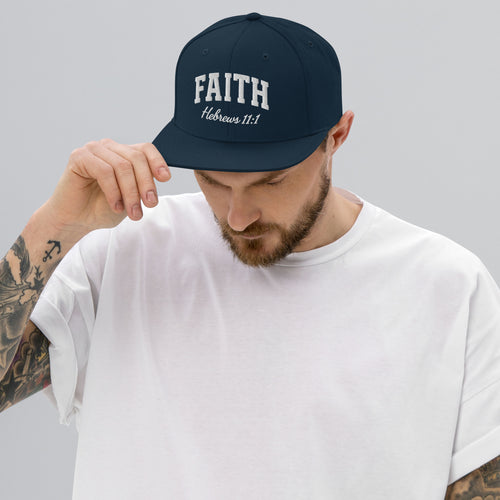 Faith Hebrews 11:1 Snapback Hat